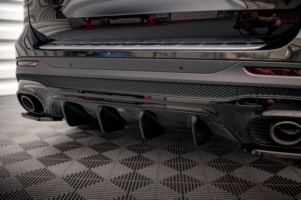 Maxton Design Diffusor Heck Ansatz passend für Mercedes-AMG GLB 35 / AMG-Line X247 schwarz Hochglanz