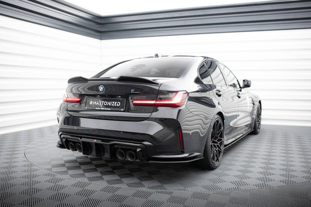 Maxton Design Street Pro Heck Ansatz Flaps Diffusor V.2 passend für BMW M3 Limousine / Touring G80 / G81