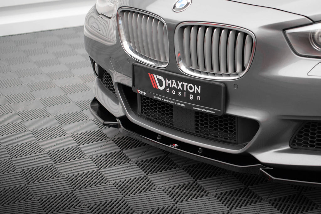 Maxton Design Street+ Spoilerlippe Front Ansatz passend für BMW 5er GT M-Paket F07 schwarz Hochglanz