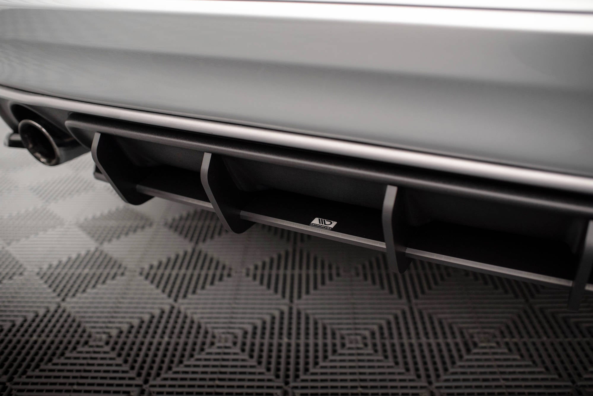 Maxton Design Street Pro Heckschürze passend für Volvo XC60 R-Design Mk1 Facelift