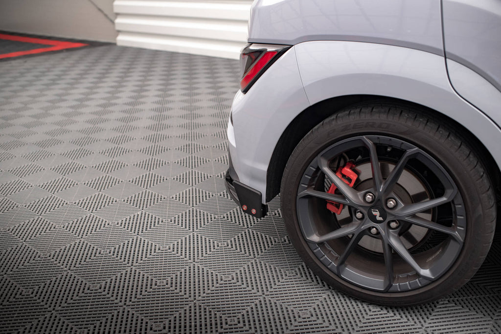 Maxton Design Heck Ansatz Flaps Diffusor V.1 + Flaps passend für Hyundai Kona N Mk1