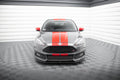 Maxton Design Street+ Spoilerlippe Front Ansatz V.1 passend für Ford Focus ST Mk3 FL schwarz Hochglanz