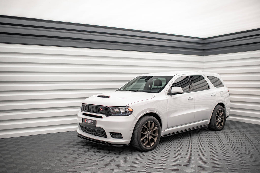 Maxton Design Street+ Seitenschweller Leisten passend für Dodge Durango RT Mk3 schwarz Hochglanz