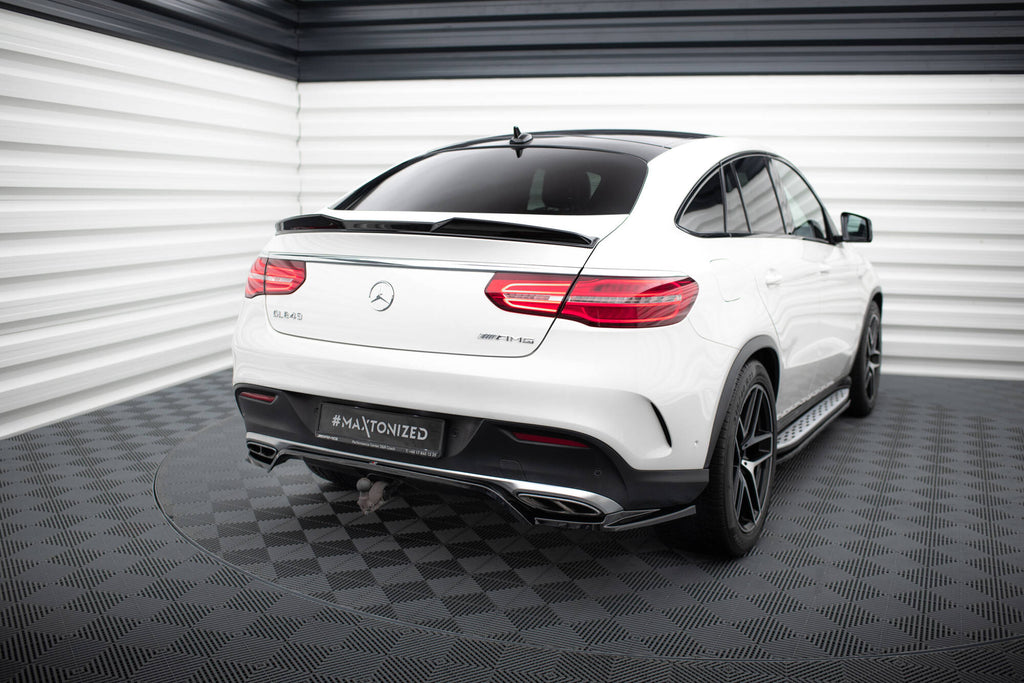 Maxton Design Street+ Mittlerer Diffusor RACE passend für Mercedes-AMG GLE 43 Coupe C292 schwarz Hochglanz