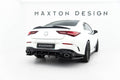 Maxton Design Street+ Mittlerer Diffusor RACE passend für Mercedes-AMG CLA 35 / 45 Coupe / Shooting Brake C118 Facelift / X118 Facelift schwarz Hochglanz