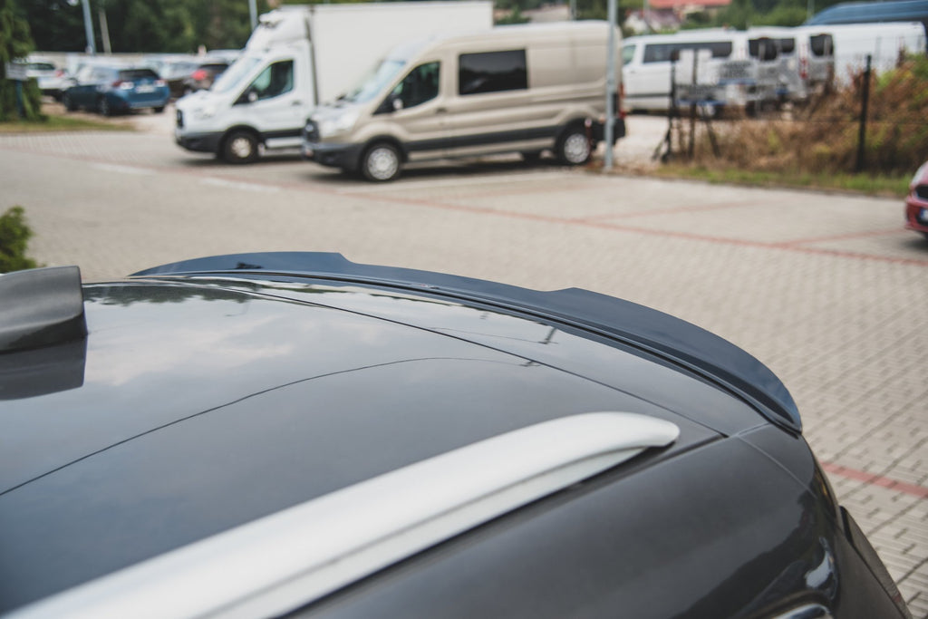 Maxton Design Spoiler CAP passend für Ford S-Max Mk2 Facelift schwarz Hochglanz