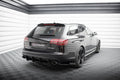 Maxton Design Street Pro Heck Ansatz Flaps Diffusor + Flaps passend für Audi RS6 Avant C6 schwarz Hochglanz