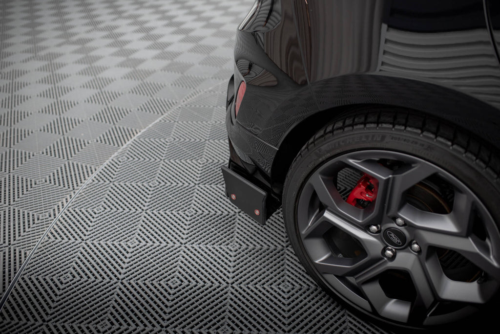 Maxton Design Heck Ansatz Flaps Diffusor passend für V.4 + Flaps Ford Fiesta ST Mk8