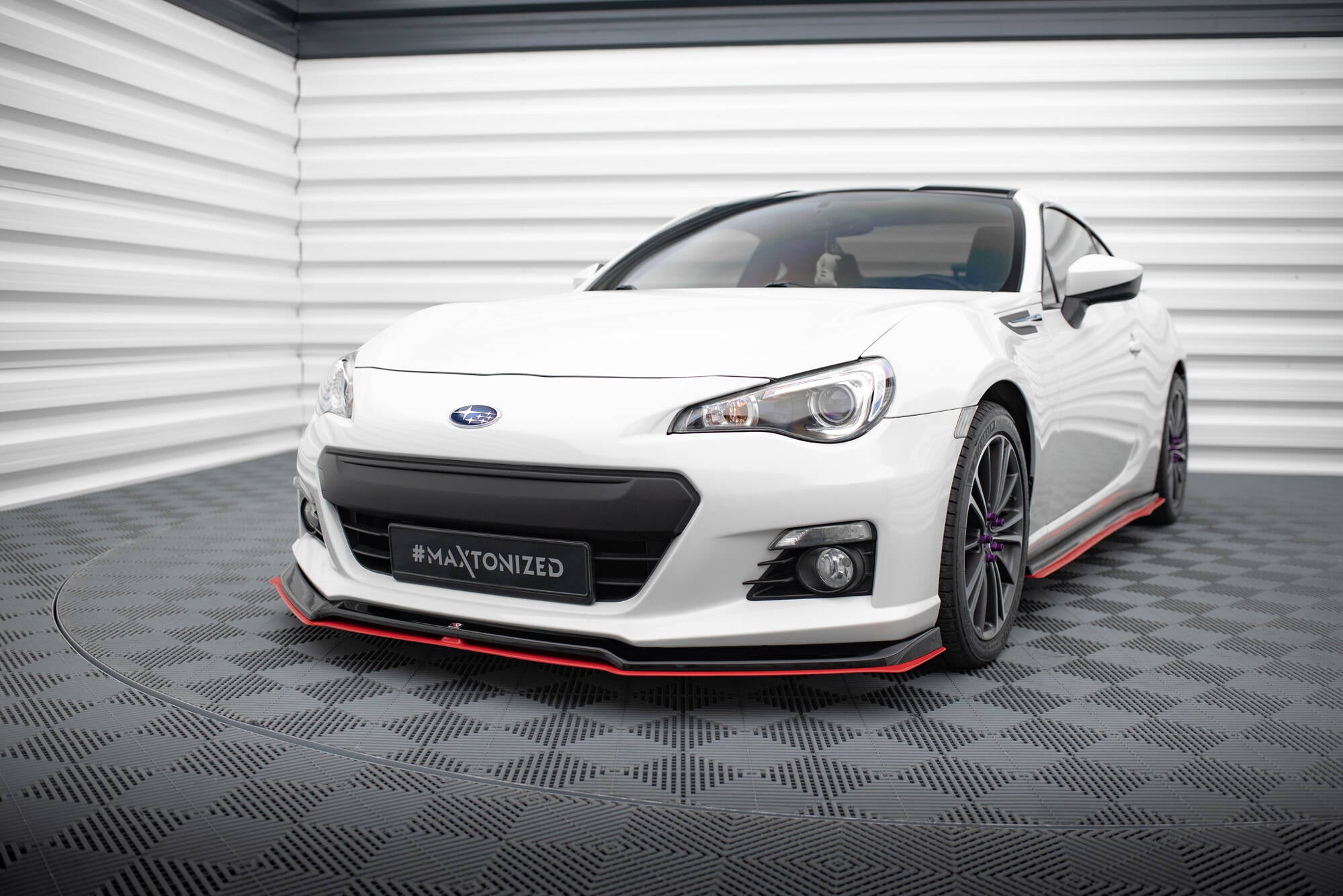Maxton Design Street+ Spoilerlippe Front Ansatz V.3 passend für Subaru BRZ Mk1