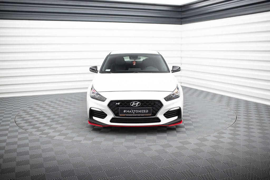 Maxton Design Street+ Spoilerlippe Front Ansatz passend fürs Hyundai I30 N Mk3 Hatchback / Fastback für Hyundai I30 N Mk3