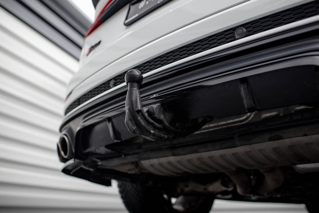 Maxton Design Street+ Mittlerer Diffusor RACE passend für Audi SQ8 Mk1 schwarz Hochglanz
