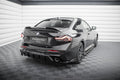 Maxton Design Heck Ansatz Flaps Diffusor V.4 passend für BMW 2 G42 schwarz Hochglanz