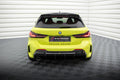 Maxton Design Diffusor Heck Ansatz V.3 passend für BMW 1er M-Paket / 128ti F40 (Ausführung mit einseitigem Doppelauspuffendrohr)