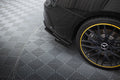 Maxton Design Hintere Seiten Flaps passend für Mercedes-AMG CLA 45 C117 Facelift schwarz Hochglanz