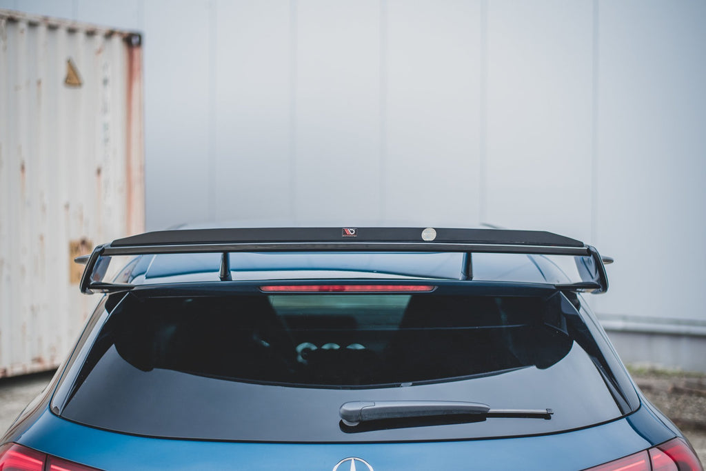 Maxton Design Spoiler Seitenerweiterungen Mercedes A35 AMG Hatchback W177 Carbon Look für Mercedes