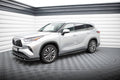 Maxton Design Street+ Seitenschweller Leisten passend für Toyota Highlander Mk4 schwarz Hochglanz