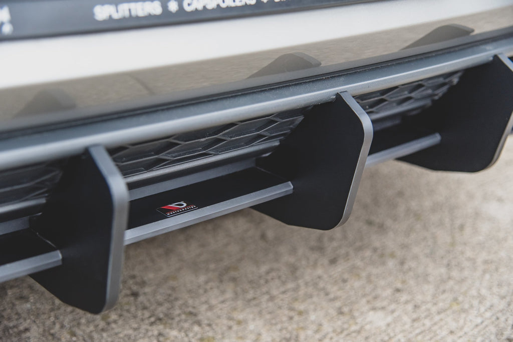 Maxton Design Diffusor Heck Ansatz passend für Heckschürze V.2 passend für VW Golf 7 GTI