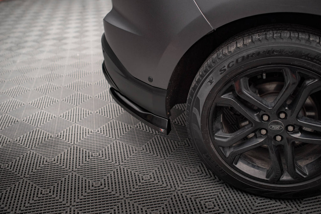 Maxton Design Heck Ansatz Flaps Diffusor V.2 passend für Ford Edge Mk2 schwarz Hochglanz