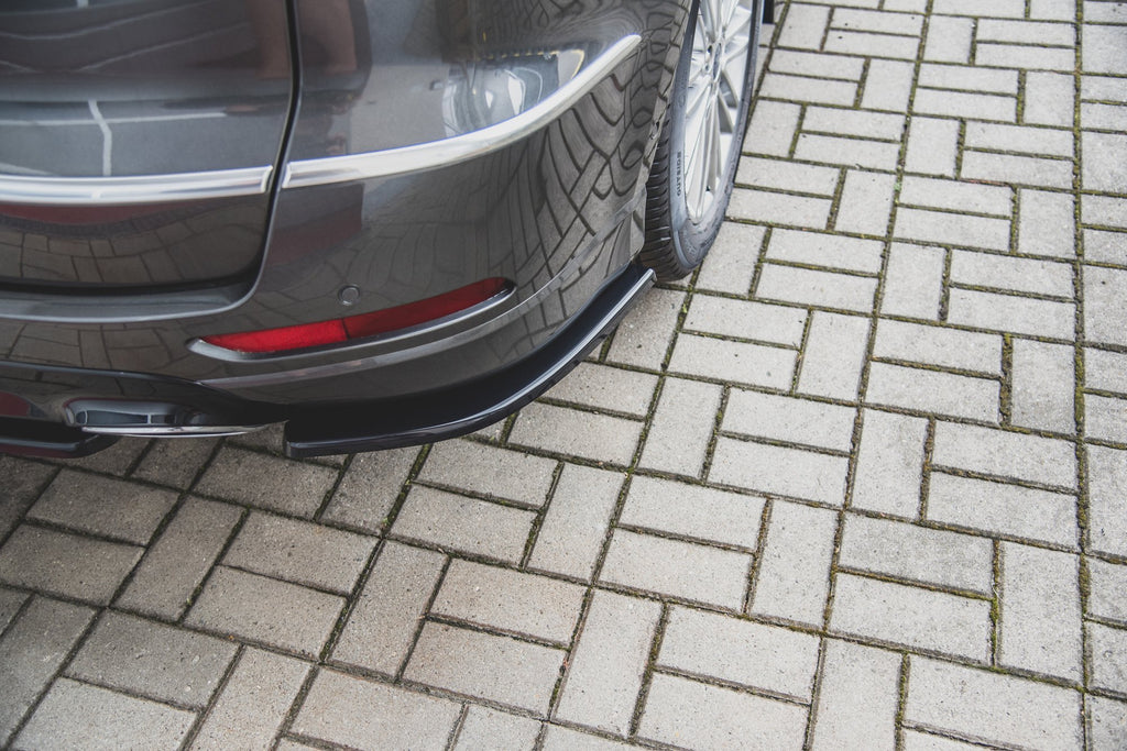 Maxton Design Heck Ansatz Flaps Diffusor für Ford S-Max Vignale Mk2 Facelift schwarz matt