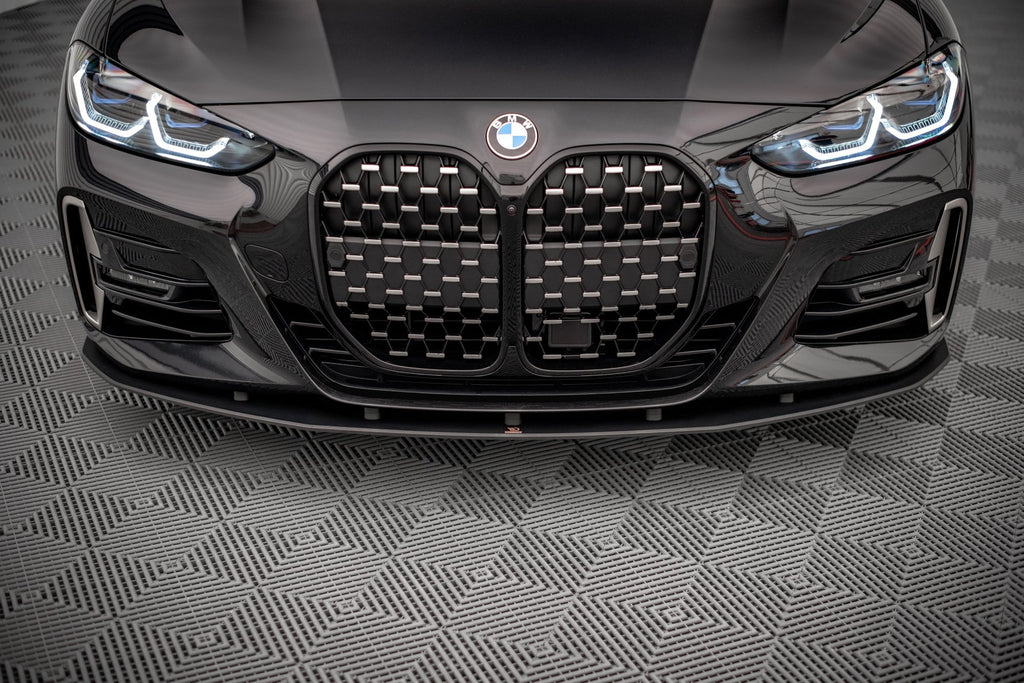 Maxton Design Street Pro Street+ Spoilerlippe Front Ansatz passend für BMW 4er M-Paket / M440i G22 / G23 / G22 Facelift / G23 Facelift