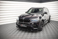Maxton Design Street+ Spoilerlippe Front Ansatz V.1 passend für BMW X5 M F85 / X6 M F86 schwarz Hochglanz