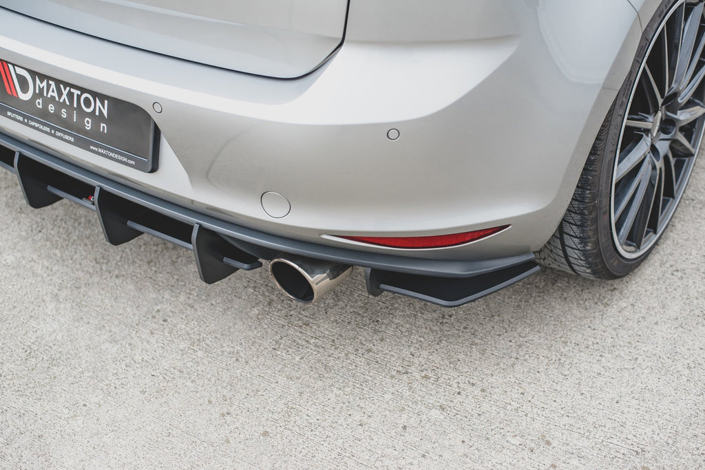 Maxton Design Street Pro Heck Ansatz Flaps Diffusor passend für L + R V.1 VW Golf 7 GTI