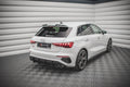 Maxton Design Spoiler CAP V.1 passend für Audi RS3 / S3 / A3 S-Line Sportback 8Y schwarz Hochglanz