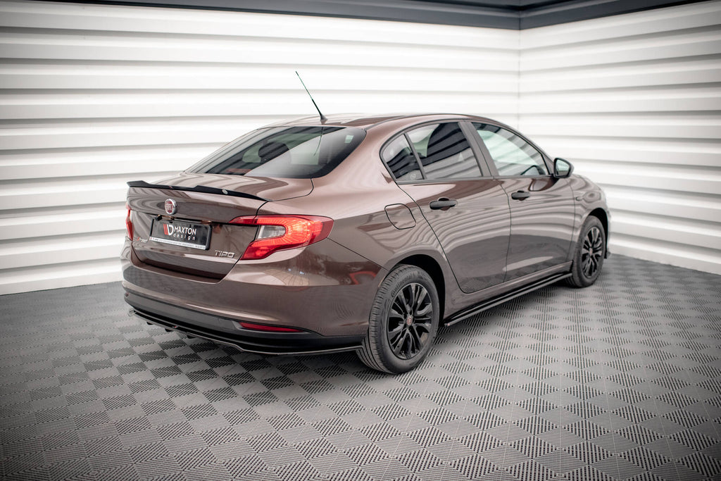 Maxton Design Street+ Mittlerer Diffusor RACE passend für Fiat Tipo S Limousine Mk1 schwarz Hochglanz