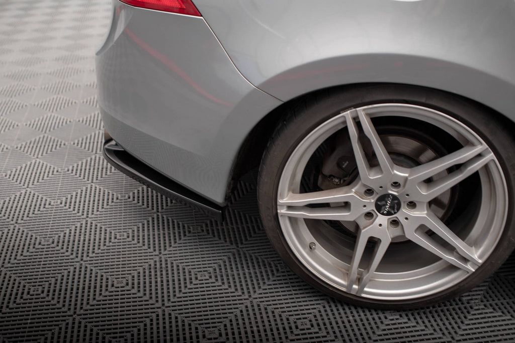 Maxton Design Heck Ansatz Flaps Diffusor passend für Volvo S60 Mk2 schwarz Hochglanz