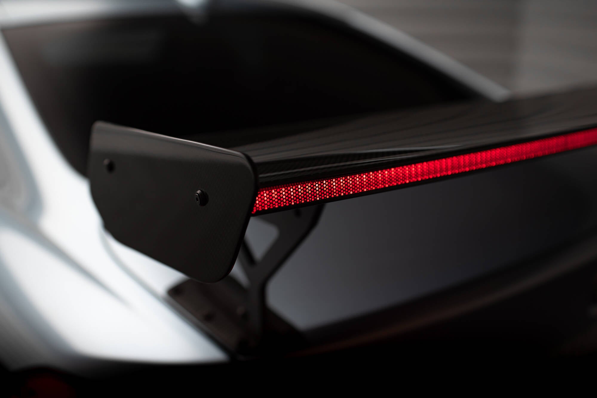 Maxton Design Carbon Spoiler With External Brackets Uprights + LED BMW 4er F32 / 4 F32 M-Paket Coupe für BMW 4er Coupe