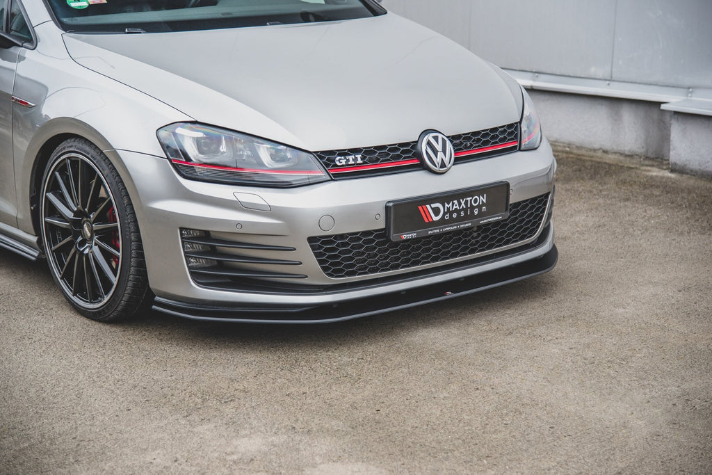 Maxton Design Racing Street+ Spoilerlippe Front Ansatz passend für VW Golf 7 GTI