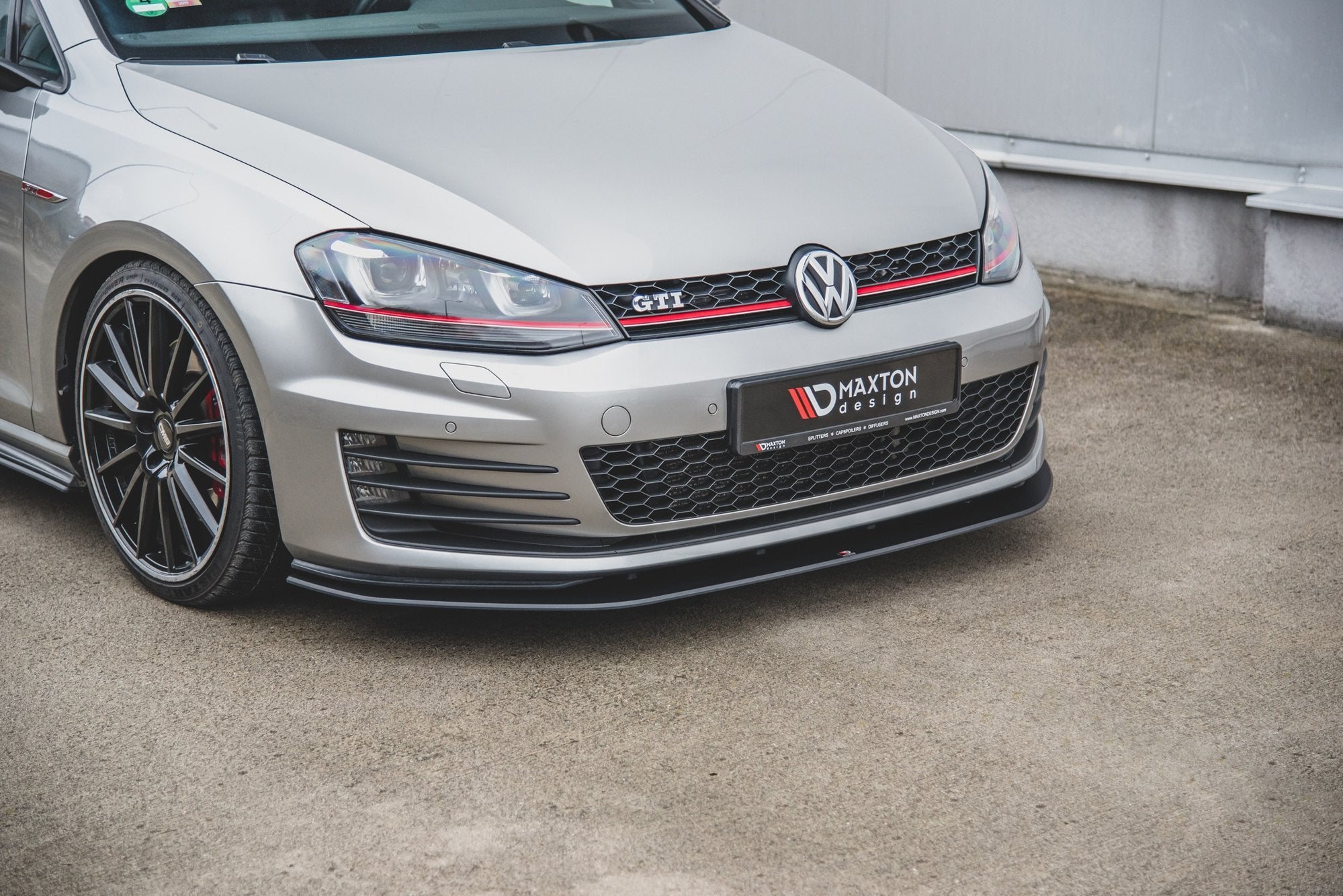 Maxton Design Racing Street+ Spoilerlippe Front Ansatz passend für VW Golf 7 GTI