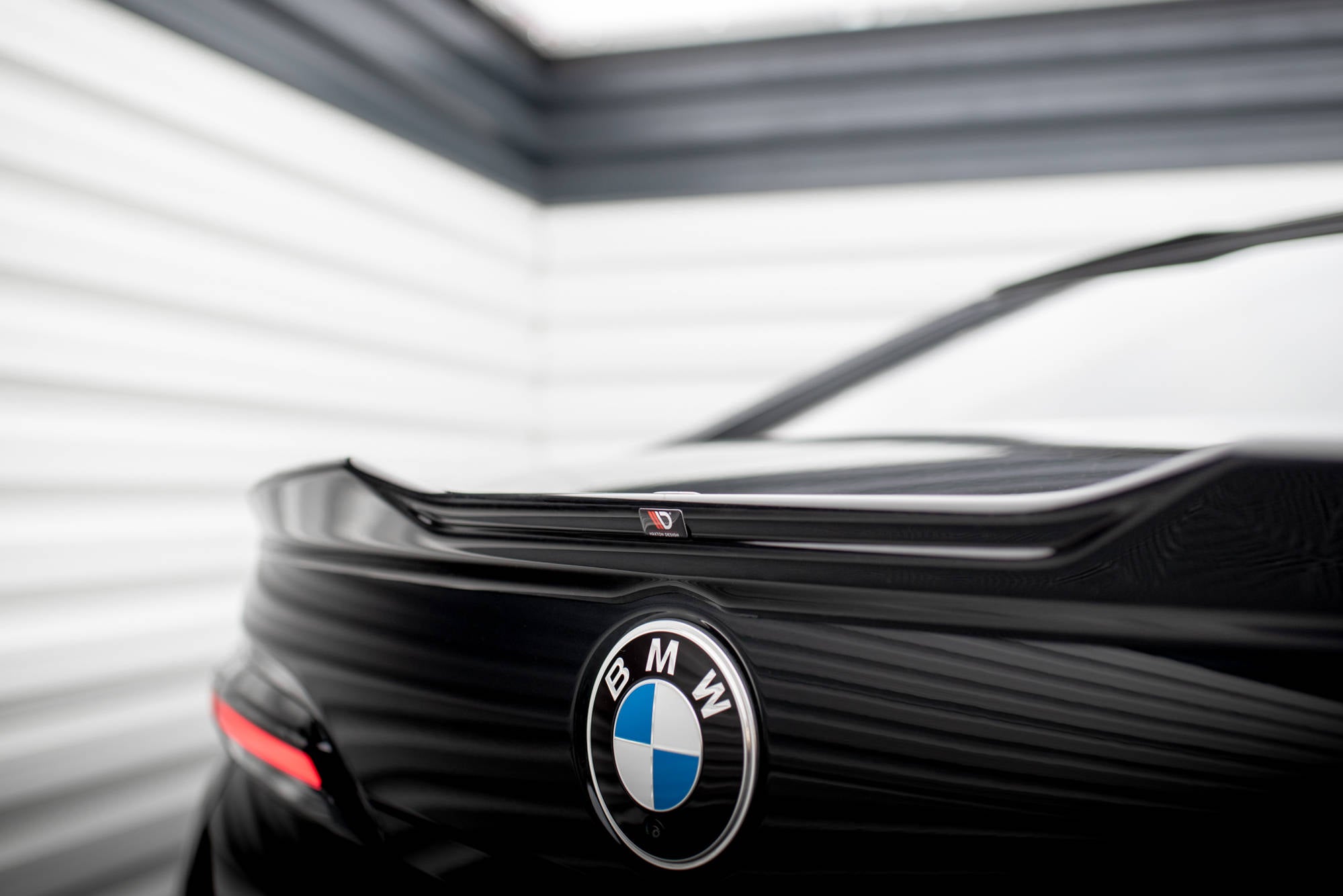 Maxton Design Spoiler CAP 3D passend für BMW 7 G70 schwarz Hochglanz