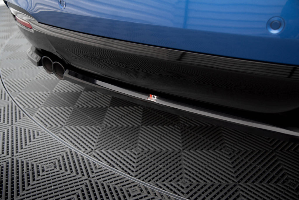 Maxton Design Heck Ansatz Flaps Diffusor V.1 passend für BMW 3er GT M-Paket F34 schwarz Hochglanz