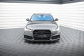 Maxton Design Street+ Spoilerlippe Front Ansatz V.2 passend für Audi A6 / A6 C7 S-line/ S6 C7 Facelift schwarz Hochglanz