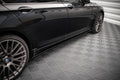 Maxton Design Street+ Seitenschweller Leisten passend für BMW 7 M-Paket F01 schwarz Hochglanz