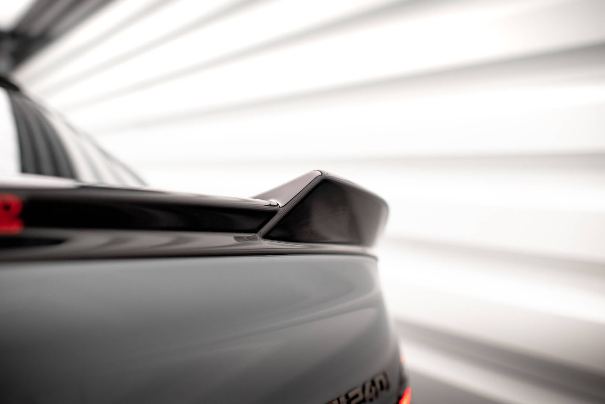 Maxton Design Spoiler CAP 3D passend für BMW 2 Coupe G42 / M2 G87 schwarz Hochglanz
