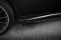 Maxton Design Seitenschweller Flaps passend für Mercedes-Benz A AMG-Line W176 Facelift schwarz Hochglanz