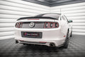 Maxton Design Diffusor Heck Ansatz passend für Ford Mustang Mk5 Facelift schwarz Hochglanz