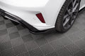 Maxton Design Heck Ansatz Flaps Diffusor V.3 passend für (Für heckansatz V.3) Ford Focus Hatchback ST Mk4 schwarz Hochglanz