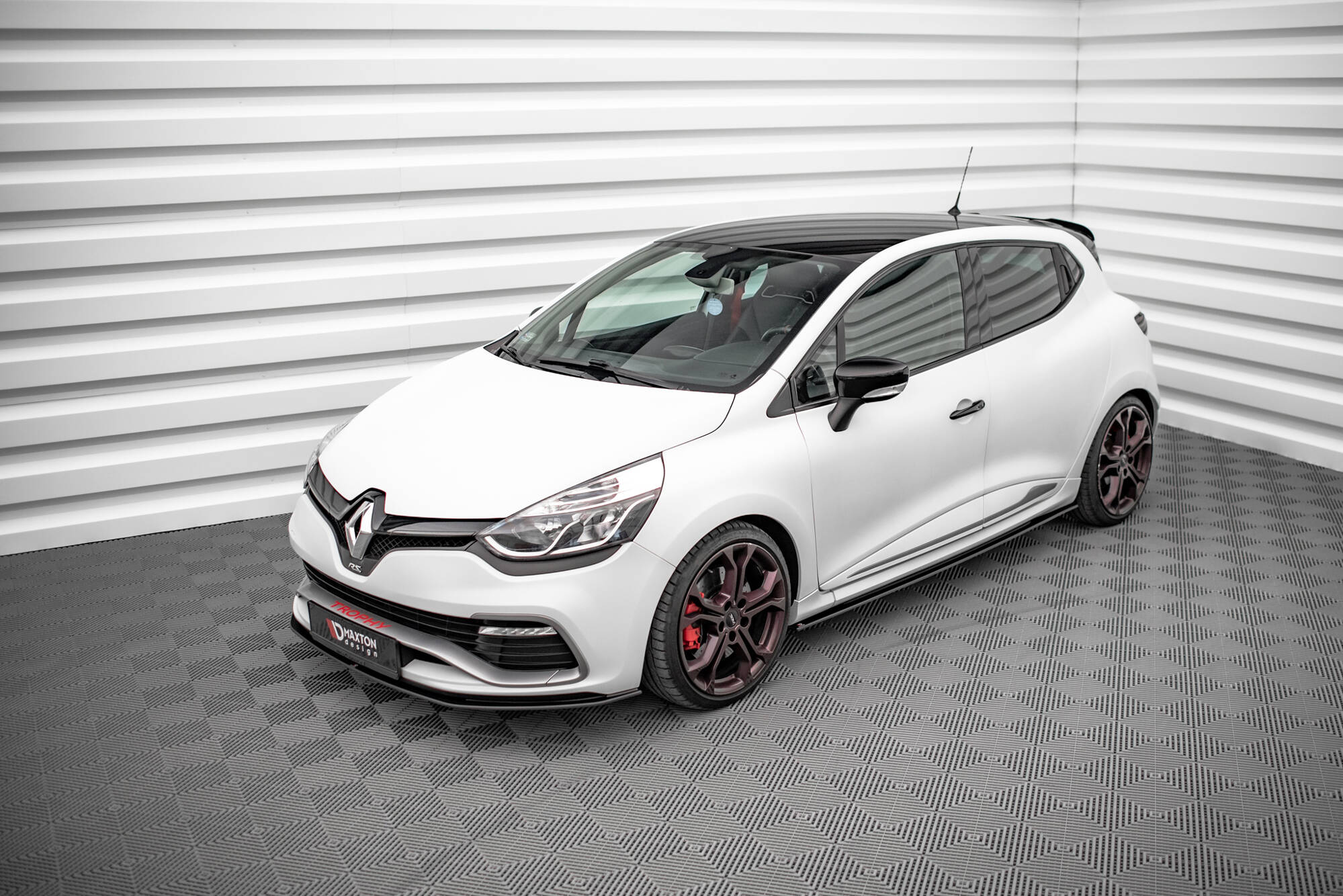 Maxton Design Street Pro Street+ Seitenschweller Leisten passend für Renault Clio RS Mk4