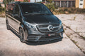 Maxton Design Street+ Spoilerlippe Front Ansatz V.2 passend für Mercedes-Benz V-Klasse AMG-Line W447 schwarz Hochglanz