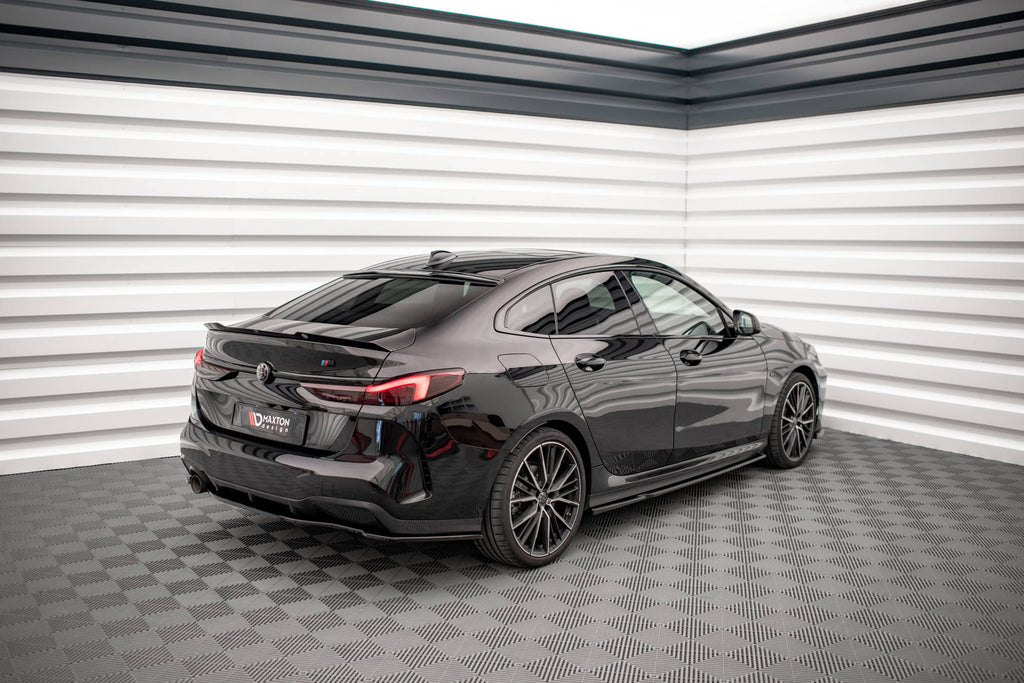 Maxton Design Heck Ansatz Flaps Diffusor passend für BMW 2 Gran Coupe M-Paket F44 schwarz Hochglanz