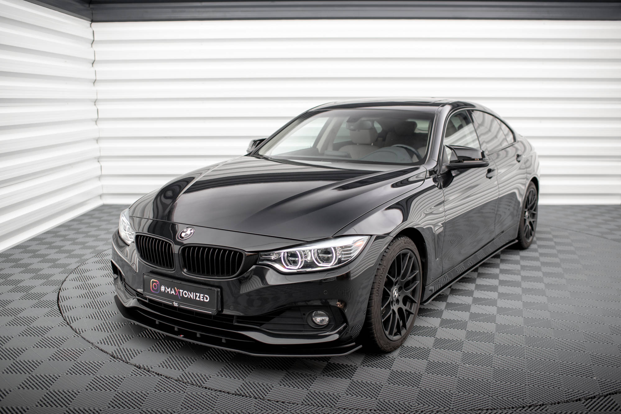 Maxton Design Street Pro Street+ Spoilerlippe Front Ansatz passend für BMW 4er Gran Coupe F36