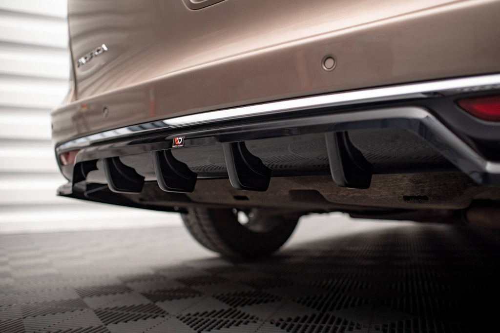 Maxton Design Street+ Mittlerer Diffusor RACE passend für Chrysler Pacifica Mk2 schwarz Hochglanz