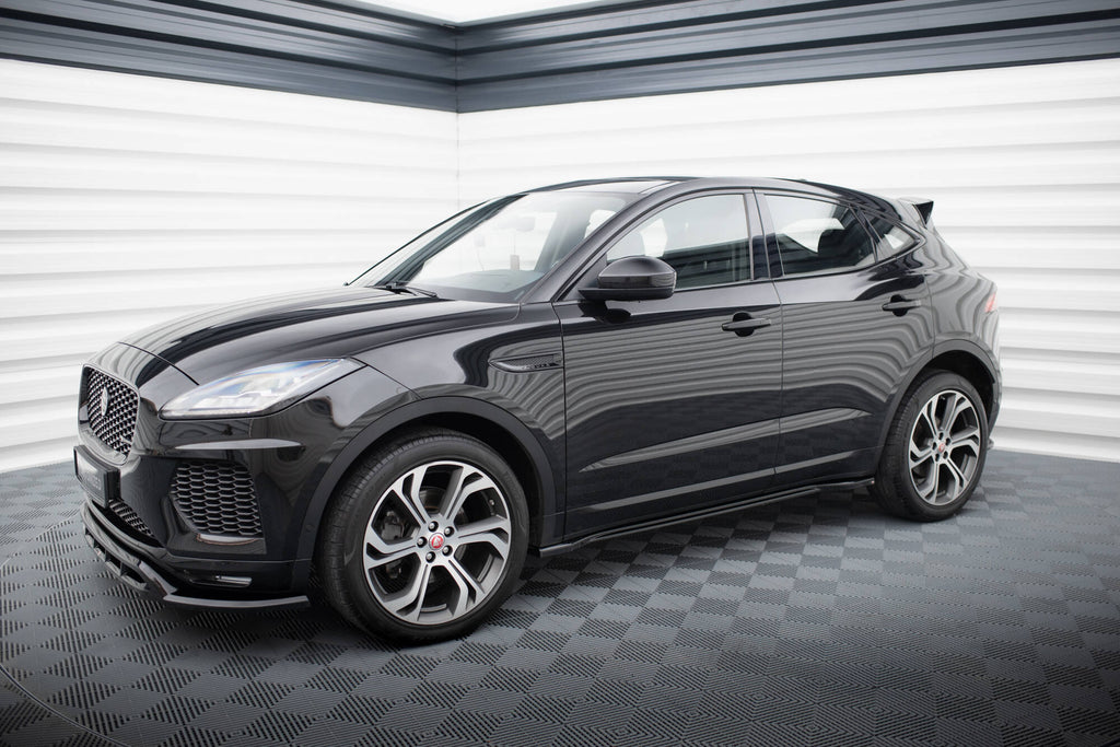 Maxton Design Street+ Seitenschweller Leisten passend für Jaguar E-Pace R-Dynamic X540 schwarz Hochglanz