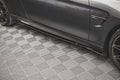 Maxton Design Street+ Seitenschweller Leisten V.2 passend für BMW M4 F82 schwarz Hochglanz