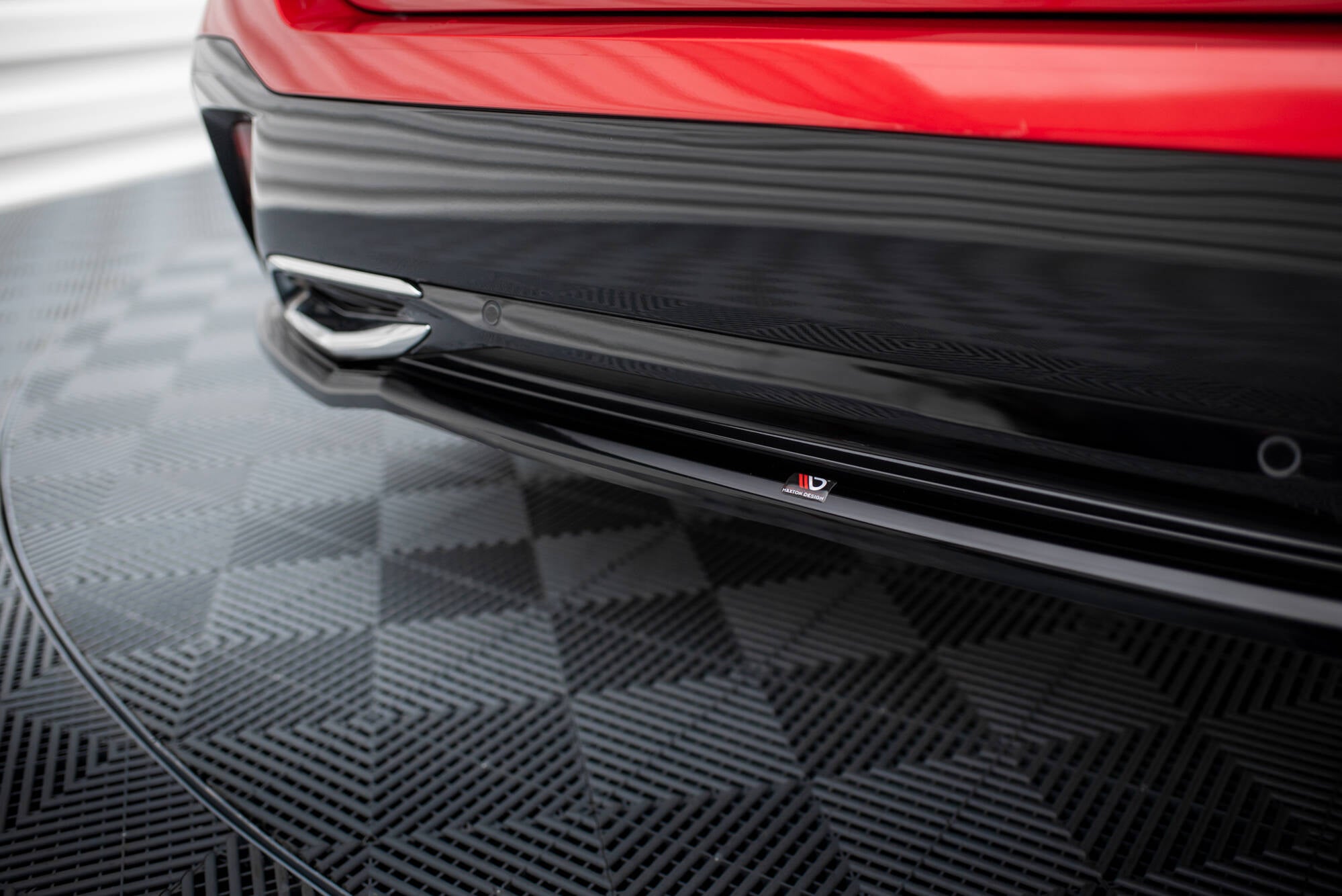 Maxton Design Heckansatz Peugeot 308 Mk3 schwarz Hochglanz für Peugeot 308 Mk3