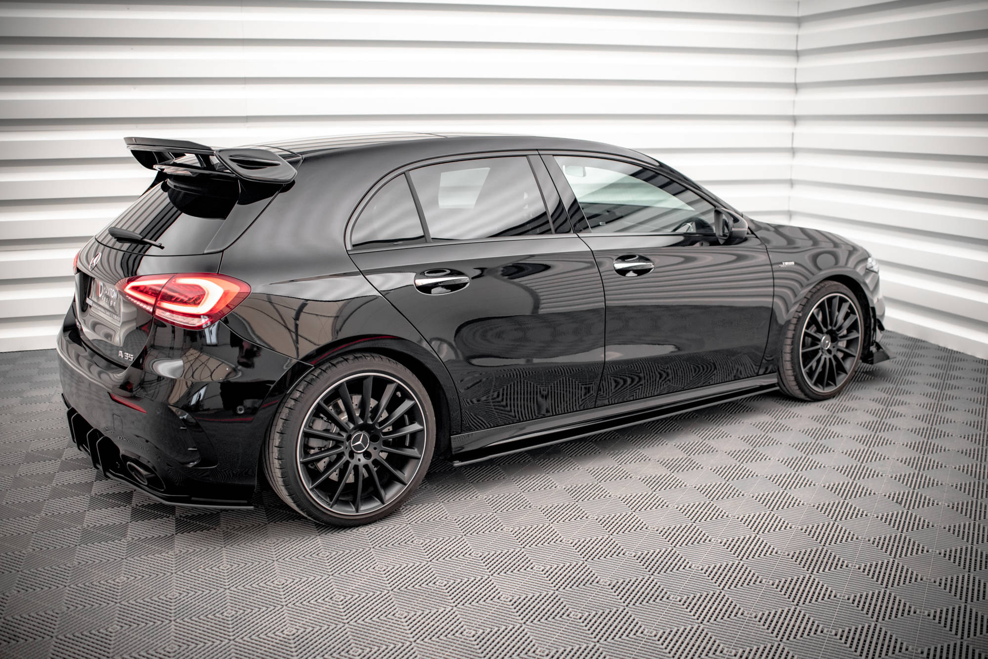 Maxton Design Street Pro Street+ Seitenschweller Leisten passend für Mercedes A35 AMG / AMG-Line Aero Pack W177
