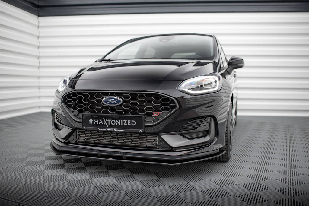 Maxton Design Street Pro Street+ Spoilerlippe Front Ansatz passend für Ford Fiesta ST Mk8 Facelift
